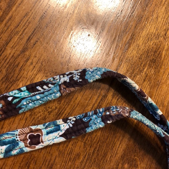 RETIRED Vera Bradley JAVA BLUE Handbag Purse EUC - Picture 5 of 6